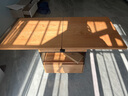 小半家具實(shí)木升降茶幾餐桌兩用櫻桃木客廳折疊伸縮可移動(dòng)升降邊幾茶桌 【櫻桃木】鏡湖升降茶幾 曬單實(shí)拍圖