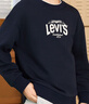 Levi's李維斯兒童衛衣男童女童圓領(lǐng)長(cháng)袖2025秋裝新款童裝上衣套頭 深寶藍色 140 /68 【建議身高128-140cm】 曬單實(shí)拍圖