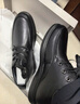 紅蜻蜓休閑高幫商務(wù)皮鞋秋冬男棉鞋中年加絨爸爸鞋WTD43136黑色39 曬單實(shí)拍圖