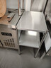 瀛樂(lè )廚房不銹鋼工作臺貨架家用雜物廚房收納儲物架子倉庫地下室置物架 高80[兩層中間上下可調節6公分] [升級加厚材質(zhì)]寬40長(cháng)60 曬單實(shí)拍圖