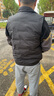 吉普（JEEP）羽絨馬甲男冬季加厚保暖外套男士休閑背心衣服男裝 黑色 XL  曬單實(shí)拍圖