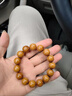 招財紫金鼠光珠菩提子手串男士天然原籽文玩佛珠念珠繞指柔盤(pán)玩女 精品黃皮紫金鼠15mm 曬單實(shí)拍圖