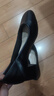 斤慕工作鞋中跟高跟鞋黑色皮鞋通勤上班職業(yè)粗跟久站不易累正裝單鞋女 黑色中跟工作鞋 5cm 38 曬單實(shí)拍圖