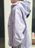 真維斯童裝女童外套2025年春春款兒童洋氣沖鋒衣春裝衣服中大童戶(hù)外防風(fēng)夾克 【拼接款】淺紫/J純色 110 曬單實(shí)拍圖