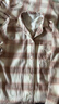 無(wú)印良品（MUJI）女式無(wú)側縫法蘭絨睡衣女士家居服女款純棉25年秋季套裝 女裝 粉紅色格紋 L （上裝165/88A 下裝165/70A） 曬單實(shí)拍圖