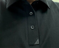 拇指白小T男款熱力智暖長(cháng)袖POLO衫秋季翻領(lǐng)商務(wù)百搭上衣體恤衫 墨黑 XL 曬單實(shí)拍圖