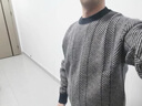 優(yōu)衣庫合作款男裝女裝柔軟綿羊毛圓領(lǐng)針織衫長(cháng)袖毛衣25秋冬479841 08 深灰色 L 曬單實(shí)拍圖