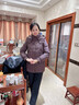 鴨鴨（YAYA）品牌媽媽冬季羽絨服2025新款中老年人女士中長(cháng)款冬裝連帽外套 紫李色 L (建議90-105斤) 曬單實(shí)拍圖