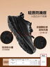舒悅（Shuyue）老人鞋女冬季保暖防滑健步鞋女鞋中老年運動(dòng)鞋加絨棉鞋運動(dòng)鞋時(shí)尚 黑色（男款） 40 曬單實(shí)拍圖