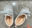 基諾浦（ginoble）學(xué)步鞋 春季1-5歲男女寶寶軟底小童鞋機能鞋耐磨春秋款GW1289 水嫩藍/粉色 22.5 140mm 腳長(cháng)13.6-14.5cm 曬單實(shí)拍圖