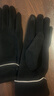 法派德絨手套女士春秋戶(hù)外騎行開(kāi)車(chē)韓版可愛(ài)加絨冬季保暖手套 黑色 曬單實(shí)拍圖