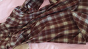 馬登美拉德棕咖色系格子紋長(cháng)袖襯衫磨毛寬松襯衣外套上衣女士秋季 棕紅色 【寬松/可拍小一碼】 XL （130-150斤） 曬單實(shí)拍圖