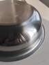 不銹鋼盆加厚大盆洗臉盆洗菜盆家用大號盆洗澡洗衣加厚盆洗菜盆 加厚不銹鋼大盆 30CM【1個(gè)裝】 曬單實(shí)拍圖