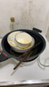 鍋煲寶（BabyPot）麥飯石不粘鍋炒鍋家用鍋微壓鍋平底電磁爐燃氣灶通用帶蒸籠炒菜鍋 【不粘炒鍋】無(wú)蒸籠/黑色 32cm 曬單實(shí)拍圖