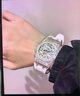 Dickies機械表學(xué)生手表男女全自動(dòng)防水潮流炫酷鏤空七夕禮物CL-568 透白 曬單實(shí)拍圖