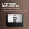 鹿客（lockin）智能貓眼CatX 5.0英寸IPS液晶屏高清APP遠程可查看攝像頭門(mén)鈴 CAT X 曬單實(shí)拍圖