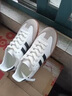 莆魅德訓鞋男2025新款復古莆田男鞋厚底運動(dòng)休閑情侶經(jīng)典三杠阿甘鞋子 白色 42 碼 曬單實(shí)拍圖