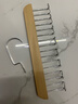 實(shí)木吊帶衣架多功能內衣背心收納實(shí)木8鉤衣架波浪衣架 原木色1個(gè) 曬單實(shí)拍圖