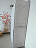 豫博遠簡(jiǎn)易衣柜臥室家用衣架落地立式掛衣架可調節防塵簾開(kāi)放式衣帽架 【白色】三層-高160cm 長(cháng)80*寬40【送簾子+掛衣桿】 曬單實(shí)拍圖