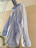 優(yōu)衣庫女裝全棉條紋襯衫/長(cháng)袖襯衣薄外套25秋冬新款479079 61 水藍色 XS /150/76A 曬單實(shí)拍圖