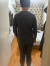 羅蒙秋衣秋褲套裝男100%純棉抑菌薄款保暖內衣男士秋冬季打底棉毛衫 曬單實(shí)拍圖