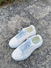 安踏逸塵運動(dòng)鞋女鞋秋冬新款透氣輕便休閑跑步鞋女減震軟底小白鞋子女 【漫波-冬季皮面增高鞋】象牙白/淺霧灰-3 37.5 (235mm) 曬單實(shí)拍圖