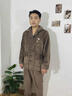 美即萊（MEIJILAI）珊瑚絨睡衣男士秋冬季加絨加厚保暖法蘭絨男款冬天大碼家居服套裝 20889 XL （身高175-180體重140-160） 曬單實(shí)拍圖