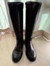 思加圖楊冪同款騎士樂(lè )章長(cháng)靴高筒靴騎士靴女EAJ48DG5 酷颯黑 37 曬單實(shí)拍圖