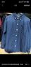 啄木鳥(niǎo)（TUCANO）襯衫男長(cháng)袖春秋季休閑牛仔襯衣港風(fēng)工裝寬松純色外套男 深藍 L 曬單實(shí)拍圖
