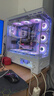 瓦爾基里（VALKYRIE）VK03 WHITE 白色 ATX 游戲電腦臺(tái)式機(jī)箱 支持360水冷 6.2吋觸摸屏 270°海景房 曬單實(shí)拍圖