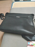 澳懿男士包包單肩包男頭層植鞣牛皮休閑商務(wù)真皮斜挎背包大容量韓版 加大號黑色款 曬單實(shí)拍圖