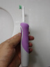 歐樂(lè )B（Oral-B）歐樂(lè )B電動(dòng)牙刷成人情侶男女生日禮物情人節軟毛超聲波實(shí)用便攜結婚中秋禮品 D12紫色（刷頭*1） 曬單實(shí)拍圖