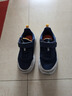 特步兒童童鞋男童中大童防滑緩震支撐輕便舒適四季百搭網(wǎng)革魔術(shù)貼跑鞋 夜藍/晴山藍 【9550四季密網(wǎng)款】 33 碼 曬單實(shí)拍圖