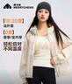 美力城輕薄款鵝絨羽絨服女2025新款連帽鵝絨服 石膏白M(160)115-130斤 曬單實(shí)拍圖