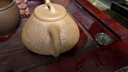 藏壺天下宜興紫砂茶壺單壺純全手工刻繪降坡泥石瓢單壺家用泡茶壺 秋水長(cháng)天 曬單實(shí)拍圖