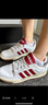 adidas ENTRAP美式校園風(fēng)運動(dòng)少年感復古籃球風(fēng)板鞋男女阿迪達斯 白色/紅色   42 曬單實(shí)拍圖