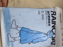 蕉趣（BANANA TRIP）一次性雨衣(全新料)加厚成人戶(hù)外連帽四排扣連體雨披 灰色1個(gè)裝 曬單實(shí)拍圖