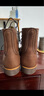 RED WING紅翼8111工裝靴6寸鐵道工D頭油鞣皮牛皮琥珀色男鞋馬丁靴 琥珀色 9 (美碼D頭) 曬單實(shí)拍圖