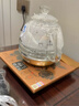 金灶（KAMJOVE）涌泉式全自動(dòng)上水電熱水壺 0.8L玻璃燒水壺 智能保溫恒溫電茶壺 H7 曬單實(shí)拍圖