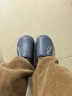 回力洞棉拖鞋男秋冬季居家保暖厚底耐磨踩屎感防滑情侶外穿包跟大碼棉鞋 灰藍【 保暖升級款】 40-41 (適合39-40) 曬單實(shí)拍圖