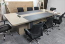 辦公家具會(huì )議桌長(cháng)桌簡(jiǎn)約現代大型板式培訓桌長(cháng)方形長(cháng)條桌辦公桌椅 2.4米多功能會(huì )議桌【環(huán)保材質(zhì)*包安裝】 曬單實(shí)拍圖