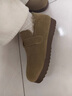 啄木鳥(niǎo)復古勃肯鞋女2025冬季一腳蹬毛毛鞋加絨全包防滑棉鞋加厚雪地靴女 卡其色 37 (235mm) 曬單實(shí)拍圖