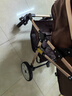 智嬰貝 INTELLIGENT BABY嬰兒推車(chē)雙向避震可坐可平躺兒童輕便折疊高景觀(guān)新生兒遛娃手推車(chē) 卡其色豪華版-四EVA輪買(mǎi)一送四 曬單實(shí)拍圖