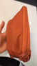 無(wú)印良品（MUJI）再生聚酯纖維 雙拉鏈包 收納袋  橙色M  曬單實(shí)拍圖