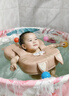 AI-JSWAN嬰兒腋下游泳圈防滑圈寶寶戲水玩具游泳圈裝備臂圈 皮貓色 均碼 曬單實(shí)拍圖