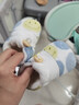 愛(ài)嬰樹(shù)嬰兒鞋子0-6-12個(gè)月到1歲加絨男女寶寶學(xué)步前軟底腳套防滑鞋襪 笑臉藍【加絨加厚】秋冬季 12cm【建議0-12個(gè)月】 曬單實(shí)拍圖