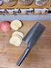 京東京造 鉆石紋鈦菜刀 家用菜刀斬骨砍骨切片切肉切水果【鈦健康】斬切刀 曬單實(shí)拍圖