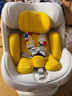 qborn小海豚pro安全座椅0-7歲360旋轉i-Size嬰兒童寶寶車(chē)載米色坐椅 蒙德里安黃-25升級通風(fēng)款+遮陽(yáng)棚【智能語(yǔ)音通風(fēng)】 曬單實(shí)拍圖