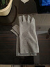 南極人半指手套女冬季保暖開(kāi)車(chē)加絨防風(fēng)半截露指女士手套N2E3X871812 灰 曬單實(shí)拍圖