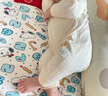 小三月新生嬰兒兒衣服秋冬款秋衣秋褲分體套裝開(kāi)襠寶寶純棉內衣打底春天 C1和M-977滿(mǎn)印小熊藍 66 cm 建議11-15斤 曬單實(shí)拍圖